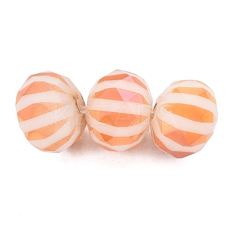 Electroplate Glass Beads EGLA-N026-01A-K01-1