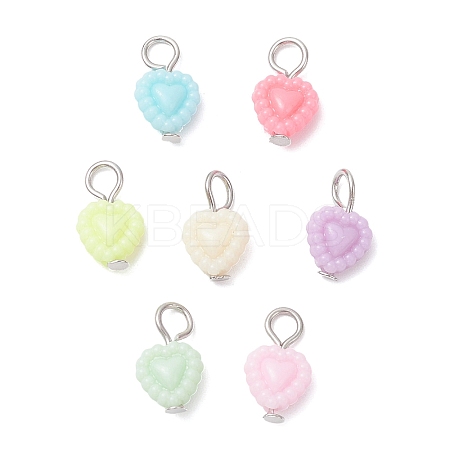 Opaque Acrylic Pendants PALLOY-JF04351-01-1