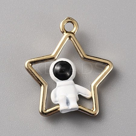 Alloy Enamel Pendants FIND-WH0045-75-1
