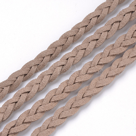 Braided Faux Suede Cord LW-Q008-2.7mm-1109-1