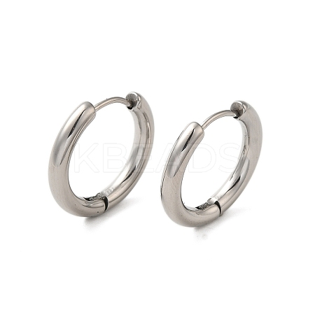 Tarnish Resistant 304 Stainless Steel Hoop Earrings EJEW-P177-P-22-1