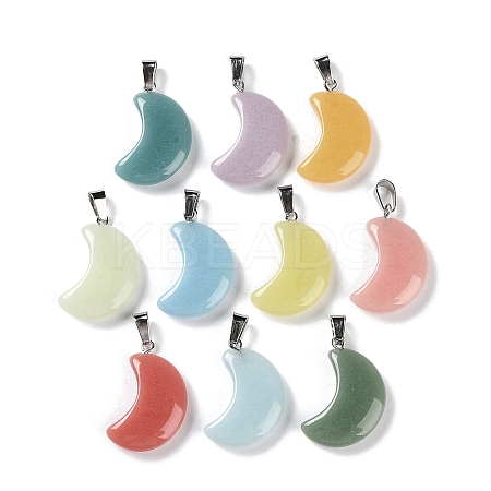 Synthetic Noctilucent Stone/Luminous Stone Pendants G-Z054-02B-1