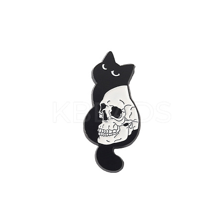 Cat Theme Enamel Pin PW-WG97473-03-1