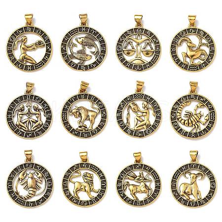Brass Pendants KK-L243-31AG-1