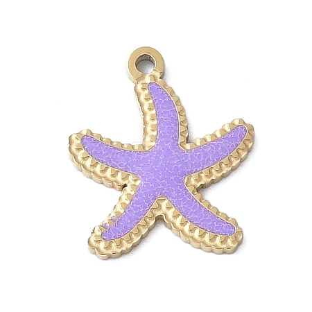 304 Stainless Steel Enamel Charms STAS-G353-03G-08-1