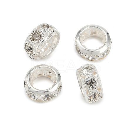 Brass Rhinestone Beads KK-U071-02B-01S-1