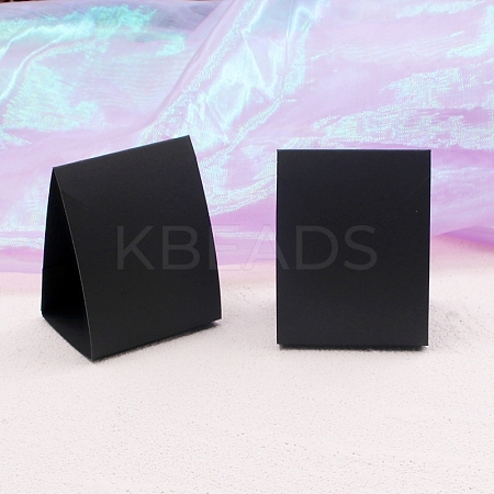 100Pcs Foldbale Paper Jewelry Display Cards PW-WG76422-02-1