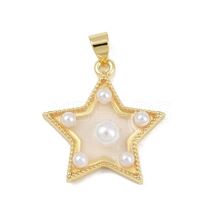 Epoxy Resin Pendants KK-P323-07C-G-1