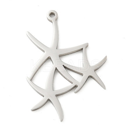 201 Stainless Steel Pendants LS-STAS-R133-01P-04-1