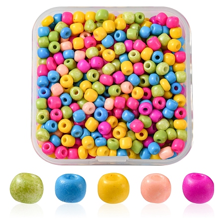 55G 6/0 Baking Paint Glass Seed Beads SEED-FS0001-01-1