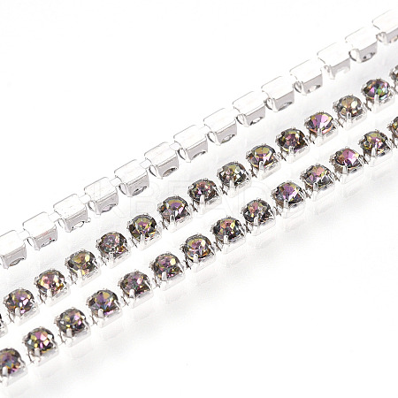 Iron Rhinestone Cup Chains CH-T006-01A-02-1