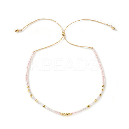 Glass Seed Bead Slider Bracelets for Women SL8246-3-1