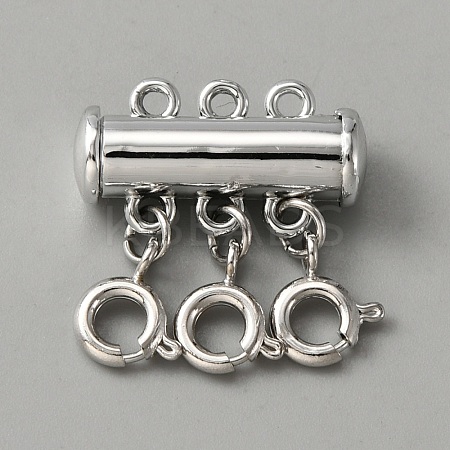 3-Strand 6-Hole Alloy Magnetic Slide Lock Clasps FIND-TAC0014-69A-P-1