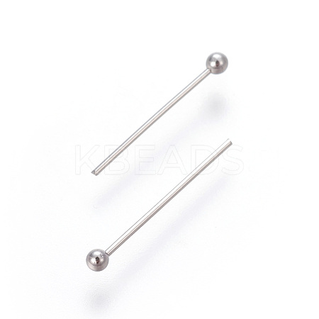 Tarnish Resistant 304 Stainless Steel Ball Head Pins LS-STAS-E452-01P-H-1