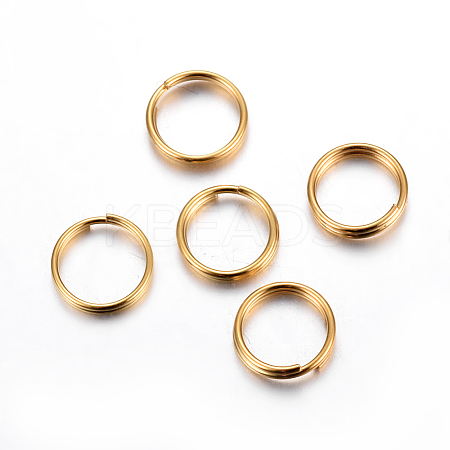 304 Stainless Steel Split Rings LS-STAS-P223-22G-06-1