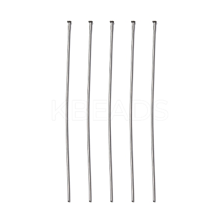 Tarnish Resistant 304 Stainless Steel Flat Head Pins STAS-R046-65mm-1