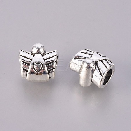 Alloy European Beads MPDL-7053-AS-RS-1