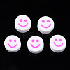 Handmade Polymer Clay Beads X-CLAY-N008-040F-1