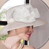 Plastic Wrinkle Mesh Fabric for Dress Headwear Accessories DIY-WH0588-16B-5