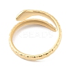 304 Stainless Steel Snake Open Cuff Rings RJEW-D002-21G-2