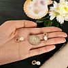 4Pcs Natural Cultured Freshwater Pearl Pendant PALLOY-TAC0179-6