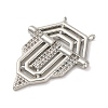 Brass Pendants with Cubic Zirconia KK-D536-12P-2
