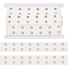 8 Yards Polyester Ribbon with 2-Row Golden Tone Alloy Eyelets SRIB-NB0001-18A-1