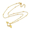 Brass Micro Pave Cubic Zirconia Pendant Necklaces NJEW-M220-07A-G-2