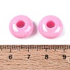 Opaque Acrylic European Beads OACR-E033-19K-3