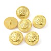 1-Hole ABS Plastic Shank Buttons BUTT-WH0015-68A-1