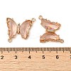 Brass Pave Faceted Glass Connector Charms FIND-Z020-04E-3