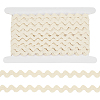 10 Yards Cotton Wave Bending Lace Trim OCOR-AN0001-06-1