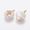 Natural Cultured Freshwater Pearl Pendants PEAR-L027-14-3