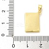 Diamonds Brass Enamel Pendants KK-G517-06G-04-3