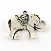 Elephant Tibetan Style Alloy Pendants TIBEP-R344-52AS-LF-1