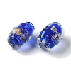 Handmade Gold Sand Lampwork Beads Strand LAMP-Z007-05D-2