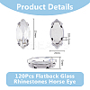 120Pcs Horse Eye Sew on Rhinestone RGLA-DC0001-07B-2