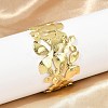 304 Stainless Steel Cuff Bangles for Women BJEW-Z097-08G-1