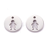 Non-Tarnish 304 Stainless Steel Charms LS-STAS-F261-04P-1