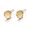 304 Stainless Steel Leverback Earring Settings X-STAS-F191-03G-10mm-4