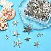 80Pcs 8 Style Tibetan Style Alloy Pendants TIBEP-YW0001-46-5