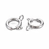 Non-Tarnish 304 Stainless Steel Spring Ring Clasps STAS-N095-049P-2
