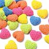 30Pcs Opaque Resin Cabochons RESI-CJ0003-54-3