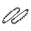Ion Plating(IP) 304 Stainless Steel Safety Pins Brooch Findings STAS-K252-05C-EB-2