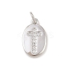 Brass Micro Pave Cubic Zirconia Pendants KK-G544-23P-1