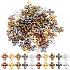 100Pcs 5 Colors Tibetan Style Alloy Beads FIND-ME0002-05-1