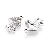 Rack Plating Alloy Rhinestone Pendants PALLOY-T091-25M-P-3