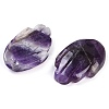 Natural Amethyst Pendants G-K359-03G-2