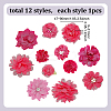 12Pcs Polyester Decorations FIND-WH0816-042C-2