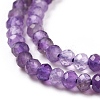Natural Amethyst Beads Strands X-G-E194-01-4